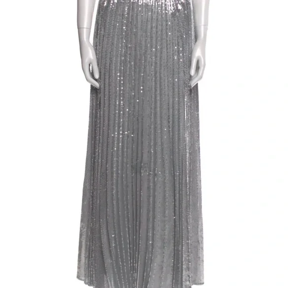 Authentic Alice + Olivia Brand New With Tags Sequin Maxi Skirt in Size 2 - Picture 1 of 6